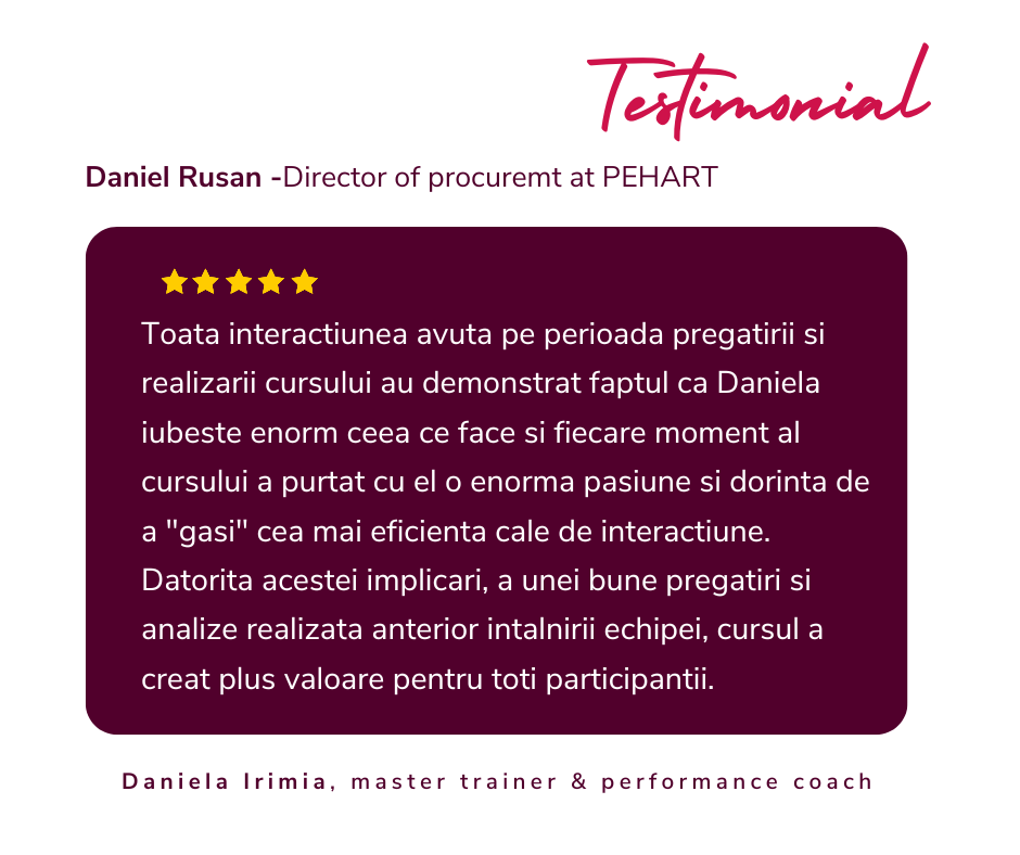 recomandare curs tehnici de negociere